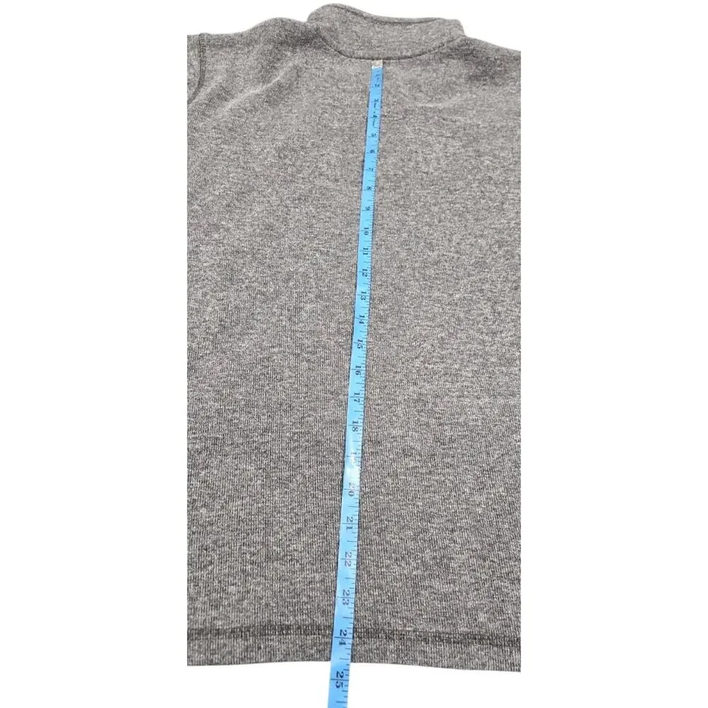 GAP Mock Neck 1/4 Zip Sweater Sweatshirt Lot Of 2 Blue Gray Mens Large Casual